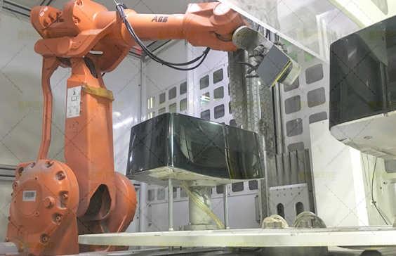 大型演唱会舞台灯光桁架 机器人打磨工作站规划图